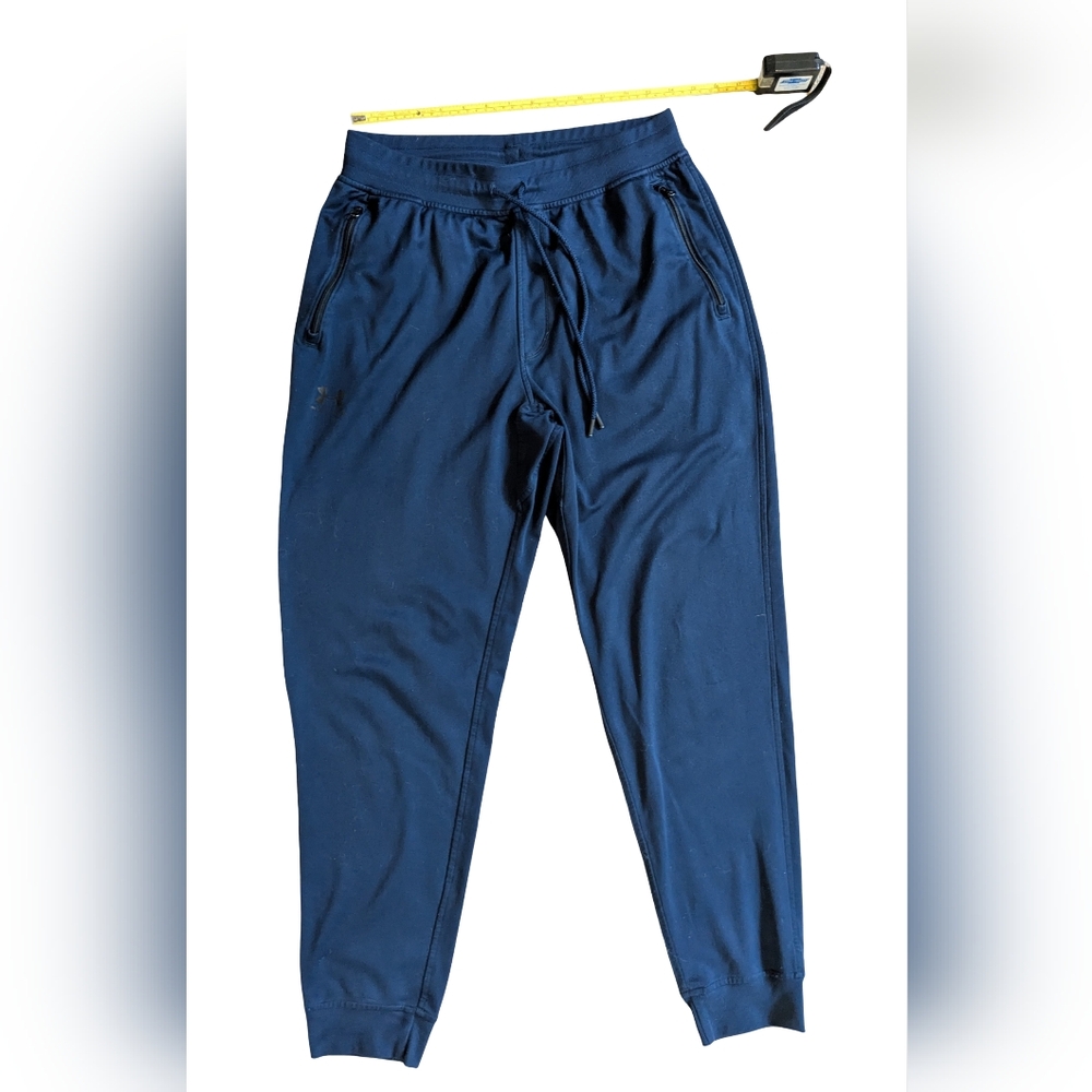 Under Armour Loose Sweatpants Joggers Navy Drawstring Youth Large
